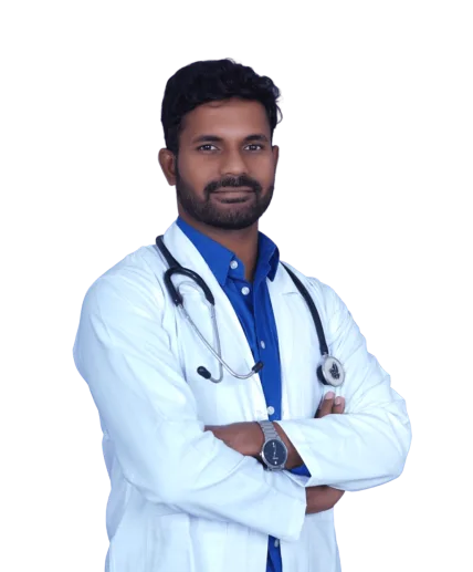 Portrait of Dr. Ravi Teja Innamuri, Consultant Psychiatrist at Ananda Mind Care